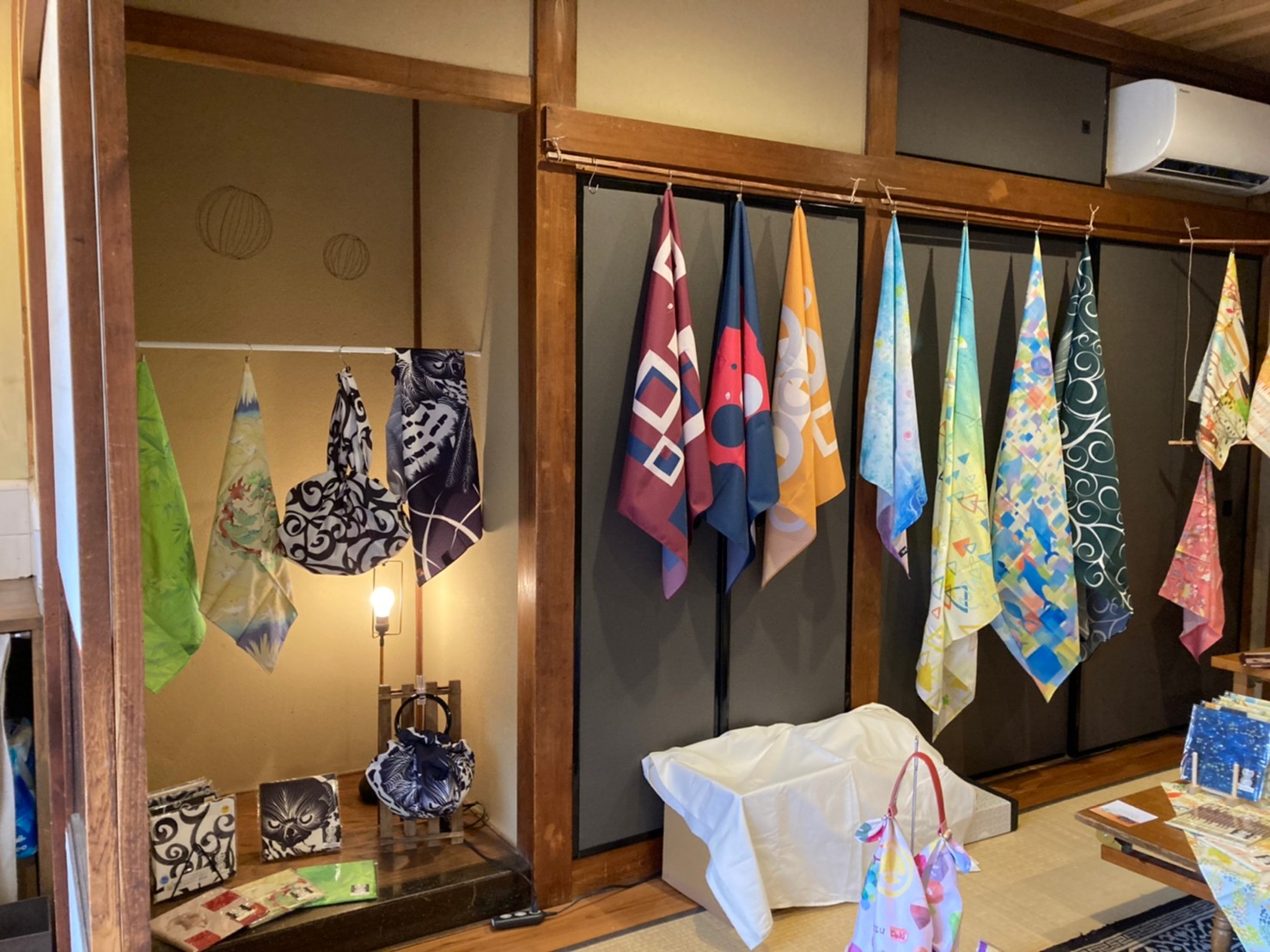 京都のれん×旅する雑貨店kemonoss　風呂敷フェア in itonowa