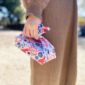 可愛いデザインのエコ風呂敷